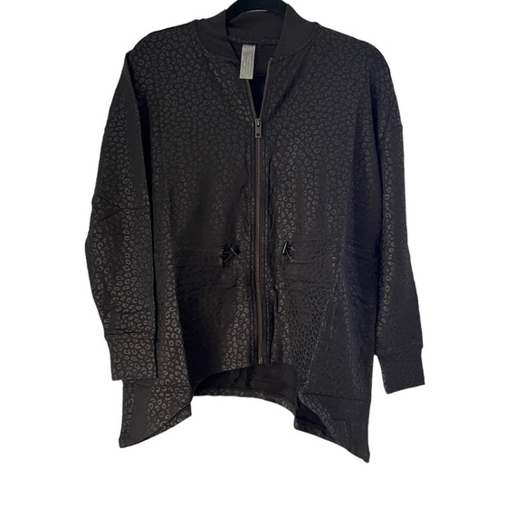 NWT Zuda Black Cheetah Print Jacket XXS - Picture 1 of 6